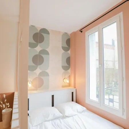 Appart' Hotel Pink Cosy 5Min Rer Proche Paris Aubervilliers Exterior photo