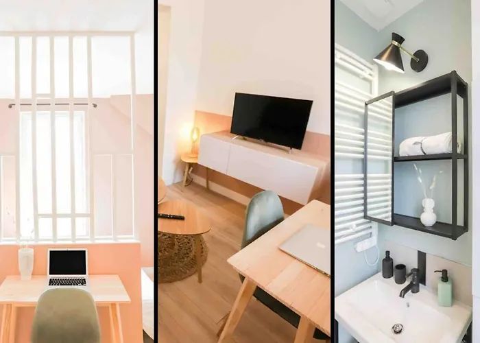 Appart\' Hôtel Pink Cosy 5min RER Proche Paris