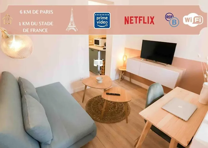 Appart\' Hôtel Pink Cosy 5min RER Proche Paris