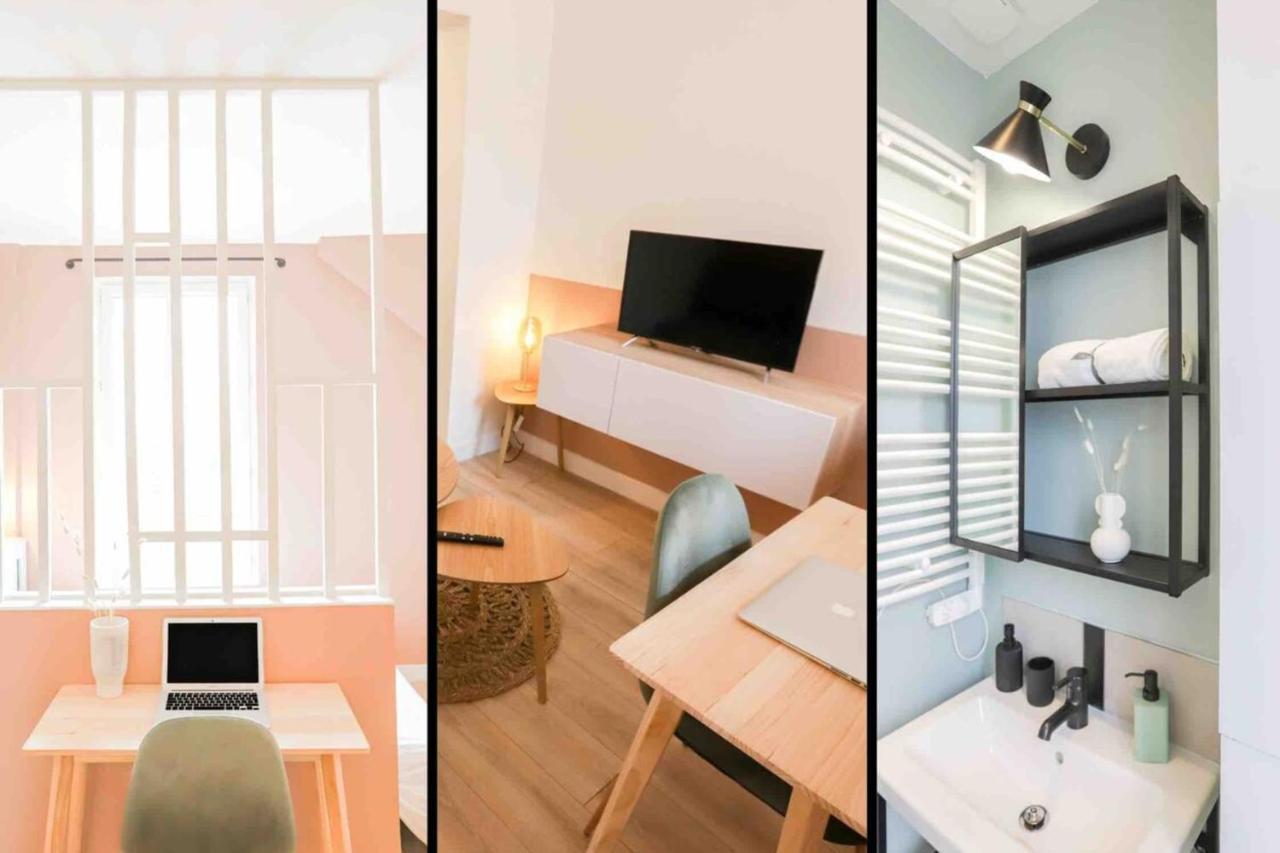 Appart' Pink Cosy 5min Rer Proche Paris Appartement *